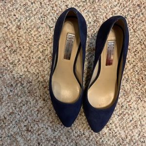 INC International Concepts Blue Suede Pumps